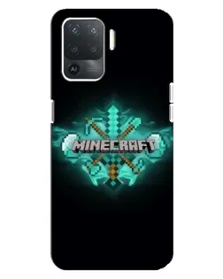 Чохол для OPPO Reno 5 Lite з картинкою «Minecraft Diamond лого» Чохол для OPPO Reno 5 Lite з картинкою «Minecraft Diamond лого»