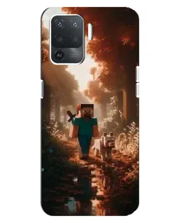 Чохол для OPPO Reno 5 Lite з картинкою «Стів у лісі» Чохол для OPPO Reno 5 Lite з картинкою «Стів у лісі»