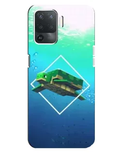 Чохол для OPPO Reno 5 Lite з картинкою «Черепаха Minecraft» Чохол для OPPO Reno 5 Lite з картинкою «Черепаха Minecraft»