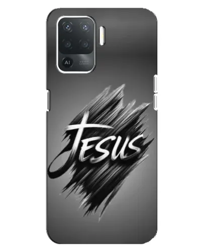 Чехол для OPPO Reno 5 Lite с картинкой «Надпись Jesus Graffiti» Чехол для OPPO Reno 5 Lite с картинкой «Надпись Jesus Graffiti»