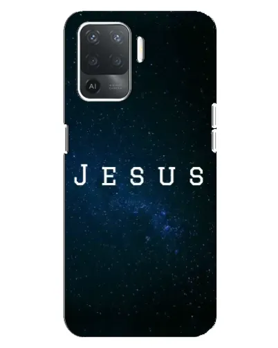 Чехол для OPPO Reno 5 Lite с картинкой «Звездное небо Jesus» Чехол для OPPO Reno 5 Lite с картинкой «Звездное небо Jesus»