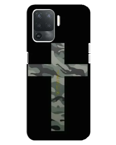 Чехол для OPPO Reno 5 Lite с картинкой «Милитари Крест» Чехол для OPPO Reno 5 Lite с картинкой «Милитари Крест»