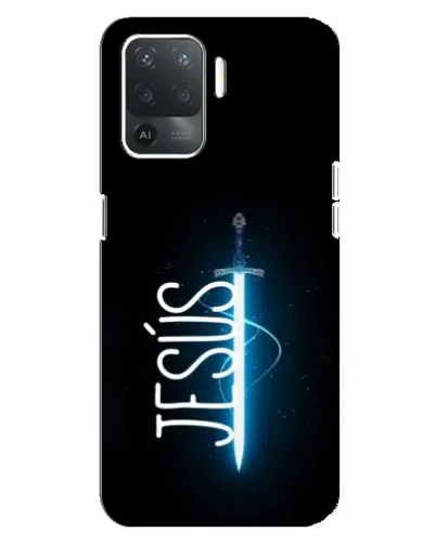 Чехол для OPPO Reno 5 Lite с картинкой «Меч Духа Jesus» Чехол для OPPO Reno 5 Lite с картинкой «Меч Духа Jesus»