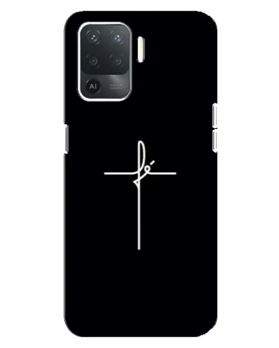 Чехол для OPPO Reno 5 Lite с картинкой «Тонкий крест» Чехол для OPPO Reno 5 Lite с картинкой «Тонкий крест»