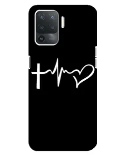 Чехол для OPPO Reno 5 Lite с картинкой «Пульс веры»