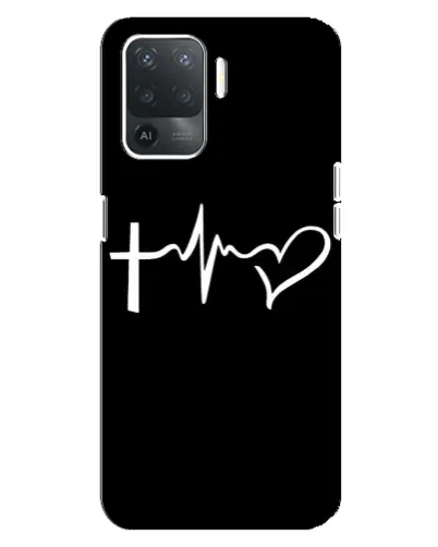 Чехол для OPPO Reno 5 Lite с картинкой «Пульс веры» Чехол для OPPO Reno 5 Lite с картинкой «Пульс веры»
