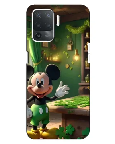 Чехол для OPPO Reno 5 Lite с картинкой «Микки в мастерской» Чехол для OPPO Reno 5 Lite с картинкой «Микки в мастерской»