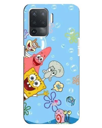 Чехол для OPPO Reno 5 Lite с картинкой «Веселые пузырьки» Чехол для OPPO Reno 5 Lite с картинкой «Веселые пузырьки»