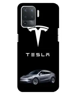 Чехол для OPPO Reno 5 Lite с картинкой «Tesla Model Y» Чехол для OPPO Reno 5 Lite с картинкой «Tesla Model Y»