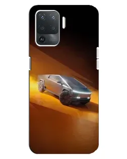 Чехол для OPPO Reno 5 Lite с картинкой «Cybertruck в пустыне» Чехол для OPPO Reno 5 Lite с картинкой «Cybertruck в пустыне»