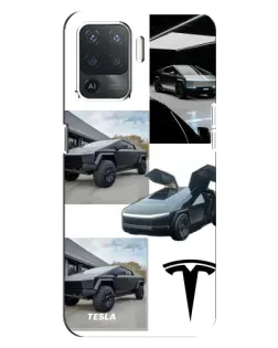Чехол для OPPO Reno 5 Lite с картинкой «Коллаж Cybertruck Tesla» Чехол для OPPO Reno 5 Lite с картинкой «Коллаж Cybertruck Tesla»