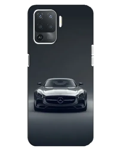 Чехол для OPPO Reno 5 Lite с картинкой «Mercedes на черном»