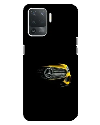 Чехол для OPPO Reno 5 Lite с картинкой «Mercedes — ретро стиль»