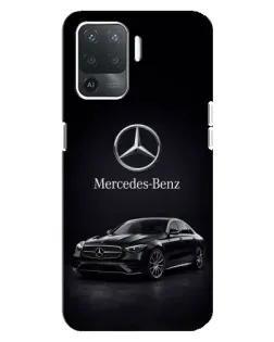 Чехол для OPPO Reno 5 Lite с картинкой «Mercedes — решетка радиатора»