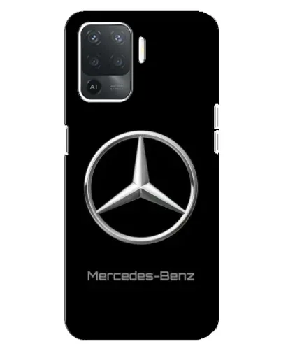 Чехол для OPPO Reno 5 Lite с картинкой «Mercedes Silver Logo»