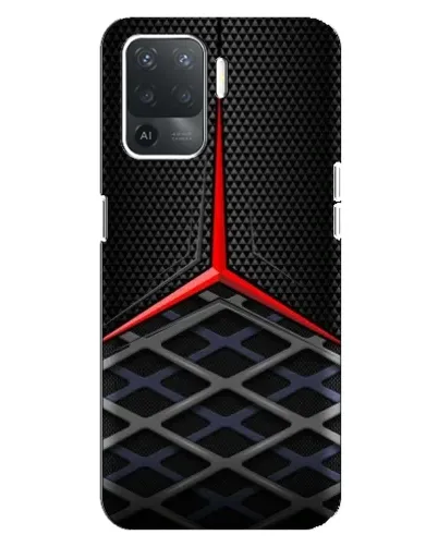 Чехол для OPPO Reno 5 Lite с картинкой «Mercedes Carbon Grid»