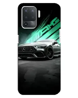 Чехол для OPPO Reno 5 Lite с картинкой «Темный Mercedes AMG»