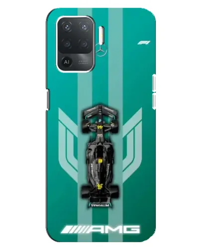 Чехол для OPPO Reno 5 Lite с картинкой «Mercedes AMG Petronas»