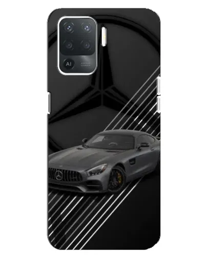 Чехол для OPPO Reno 5 Lite с картинкой «Mercedes AMG — графика»