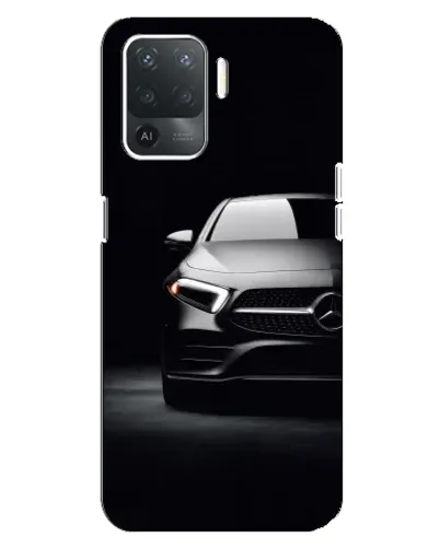 Чехол для OPPO Reno 5 Lite с картинкой «Свет фар Mercedes»