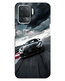 Чехол для OPPO Reno 5 Lite с картинкой «Гоночный Mercedes AMG»