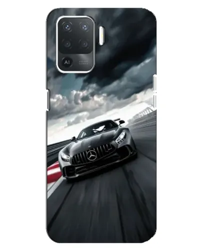 Чехол для OPPO Reno 5 Lite с картинкой «Гоночный Mercedes AMG»