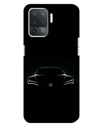 Чехол для OPPO Reno 5 Lite с картинкой «Mercedes — силуэт авто» Чехол для OPPO Reno 5 Lite с картинкой «Mercedes — силуэт авто»