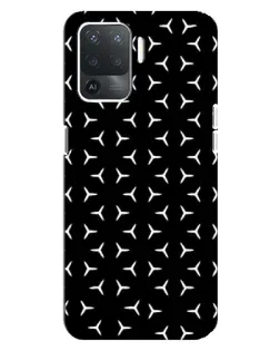 Чехол для OPPO Reno 5 Lite с картинкой «Mercedes паттерн звезд»