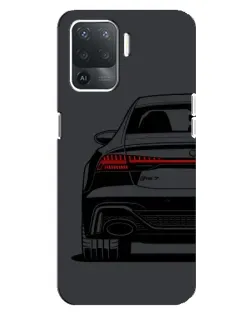 Чехол для OPPO Reno 5 Lite с картинкой «Задняя часть Audi — арт»