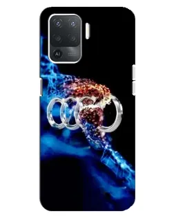 Чехол для OPPO Reno 5 Lite с картинкой «Энергия лого Audi»