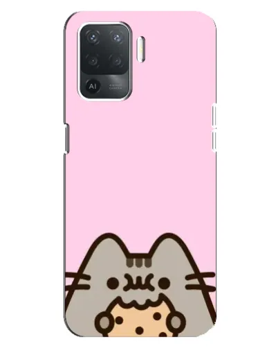 Чехол для OPPO Reno 5 Lite с картинкой «Pusheen и печенье» Чехол для OPPO Reno 5 Lite с картинкой «Pusheen и печенье»