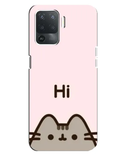 Чехол для OPPO Reno 5 Lite с картинкой «Пушин говорит Hi» Чехол для OPPO Reno 5 Lite с картинкой «Пушин говорит Hi»