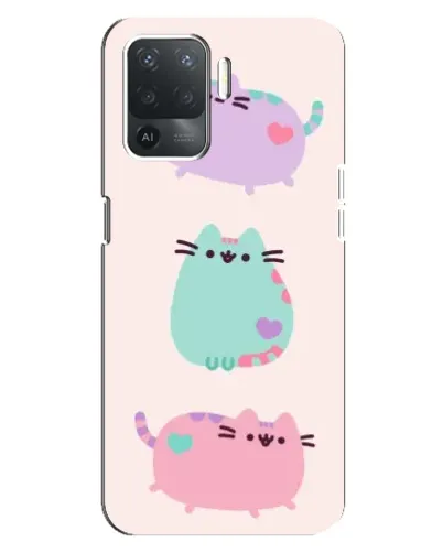 Чехол для OPPO Reno 5 Lite с картинкой «Pusheen трио» Чехол для OPPO Reno 5 Lite с картинкой «Pusheen трио»
