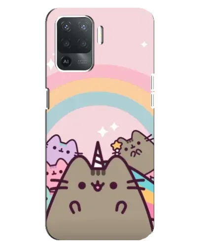 Чехол для OPPO Reno 5 Lite с картинкой «Единорог Pusheen» Чехол для OPPO Reno 5 Lite с картинкой «Единорог Pusheen»