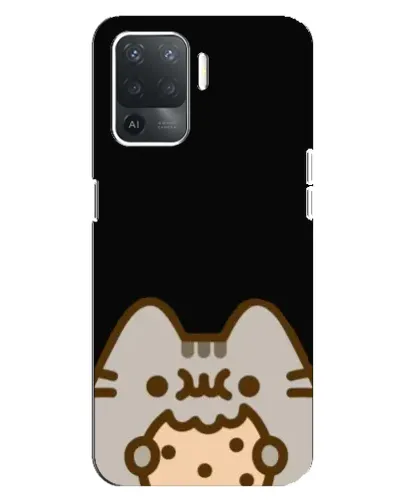 Чехол для OPPO Reno 5 Lite с картинкой «Пушин на черном» Чехол для OPPO Reno 5 Lite с картинкой «Пушин на черном»