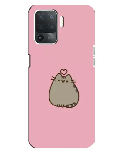 Чехол для OPPO Reno 5 Lite с картинкой «Pusheen сердце» Чехол для OPPO Reno 5 Lite с картинкой «Pusheen сердце»
