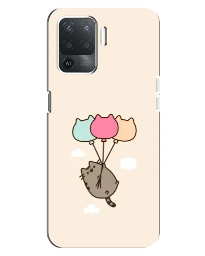 Чехол для OPPO Reno 5 Lite с картинкой «Пушин на шариках» Чехол для OPPO Reno 5 Lite с картинкой «Пушин на шариках»