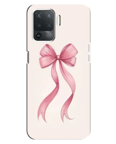 Чехол для OPPO Reno 5 Lite с картинкой «Розовый бант»