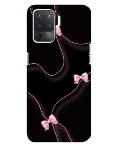 Чехол для OPPO Reno 5 Lite с картинкой «Розовые ленты»
