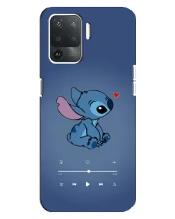 Чехол для OPPO Reno 5 Lite с картинкой «Музыкальный Stitch» Чехол для OPPO Reno 5 Lite с картинкой «Музыкальный Stitch»