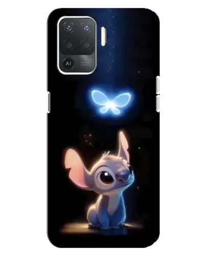 Чехол для OPPO Reno 5 Lite с картинкой «Сияющий Стич»