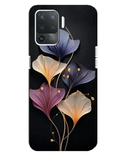 Чехол для OPPO Reno 5 Lite с картинкой «Лиловые цветы грации» Чехол для OPPO Reno 5 Lite с картинкой «Лиловые цветы грации»