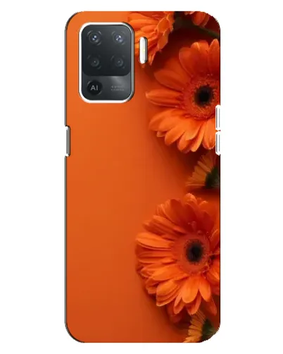 Чехол для OPPO Reno 5 Lite с картинкой «Оранжевые герберы» Чехол для OPPO Reno 5 Lite с картинкой «Оранжевые герберы»