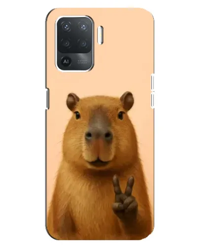 Чехол для OPPO Reno 5 Lite с картинкой «Капибара виктория» Чехол для OPPO Reno 5 Lite с картинкой «Капибара виктория»