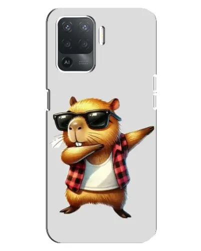 Чехол для OPPO Reno 5 Lite с картинкой «Капибара рэпер даб» Чехол для OPPO Reno 5 Lite с картинкой «Капибара рэпер даб»