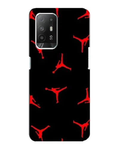 Чехол для OPPO Reno 5z с картинкой «Jordan Red Pattern» Чехол для OPPO Reno 5z с картинкой «Jordan Red Pattern»
