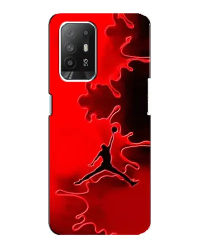 Чехол для OPPO Reno 5z с картинкой «Jordan Red Smoke» Чехол для OPPO Reno 5z с картинкой «Jordan Red Smoke»