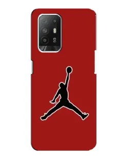 Чехол для OPPO Reno 5z с картинкой «Jordan Red Back» Чехол для OPPO Reno 5z с картинкой «Jordan Red Back»
