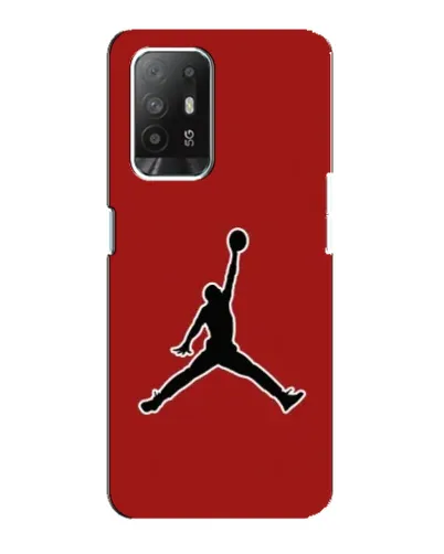 Чехол для OPPO Reno 5z с картинкой «Jordan Red Back» Чехол для OPPO Reno 5z с картинкой «Jordan Red Back»