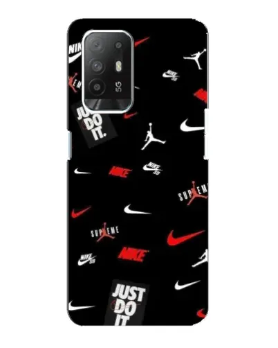 Чехол для OPPO Reno 5z с картинкой «Nike Mix Pattern» Чехол для OPPO Reno 5z с картинкой «Nike Mix Pattern»